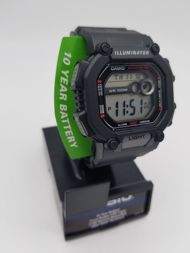 Casio W737H-1AV, Chronograph Uhr, 100 Meter WR, Alarm - Bild 6 von 6