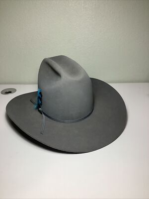 RESISTOL 5 STAR BEAVER ウエスタンハット vintage Vintage Resistol Cowboy Hat 6 3/4 Black Felt 4x Beaver Quicksilver