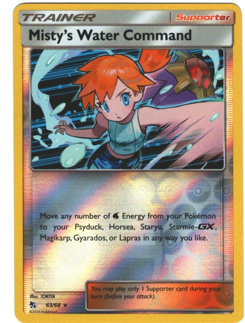 Misty's Water Command Pokémon TCG Cards for sale | eBay