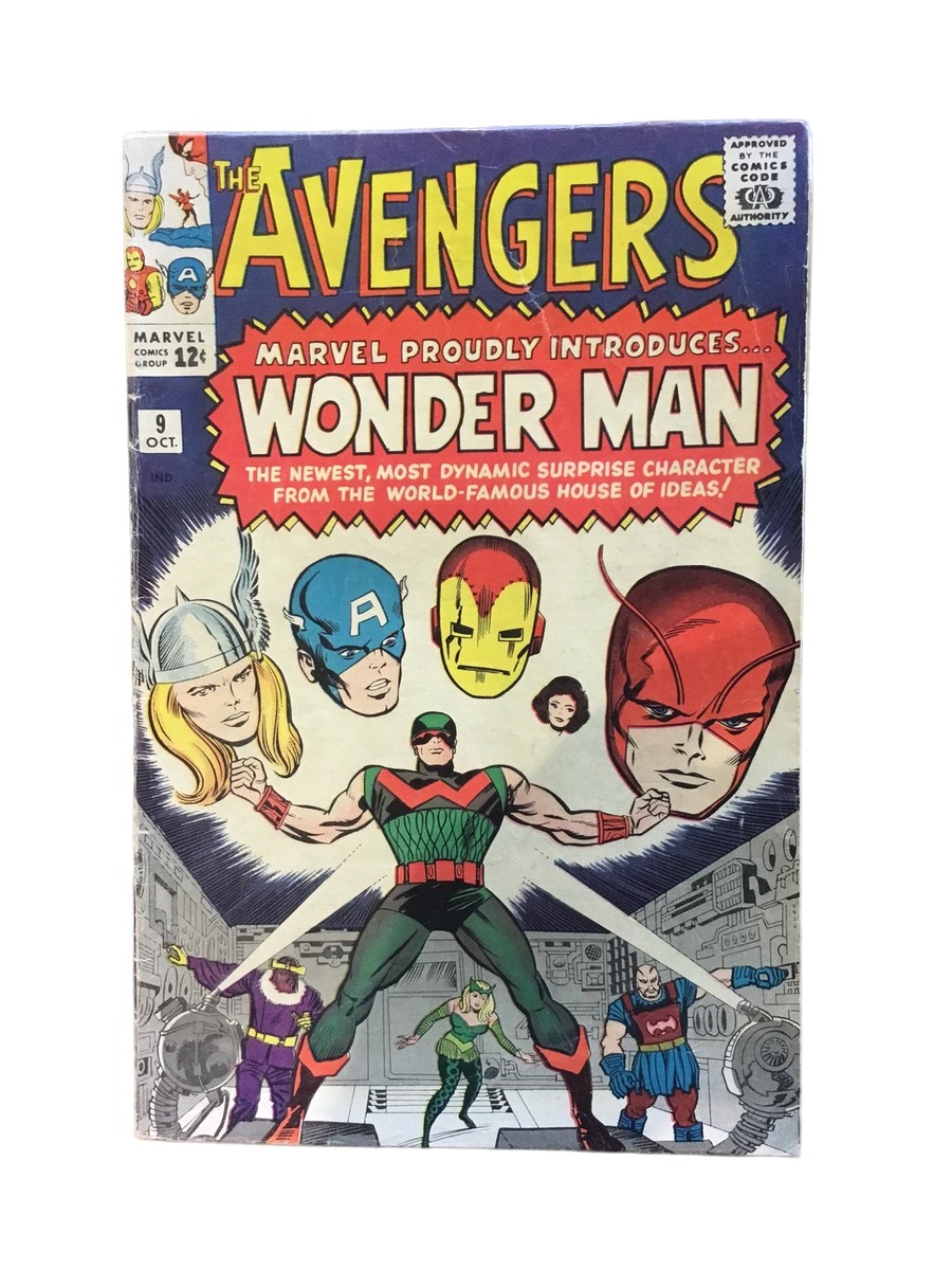 Avengers #9 - Marvel 1964 - First Appearance of Wonder Man - Stan