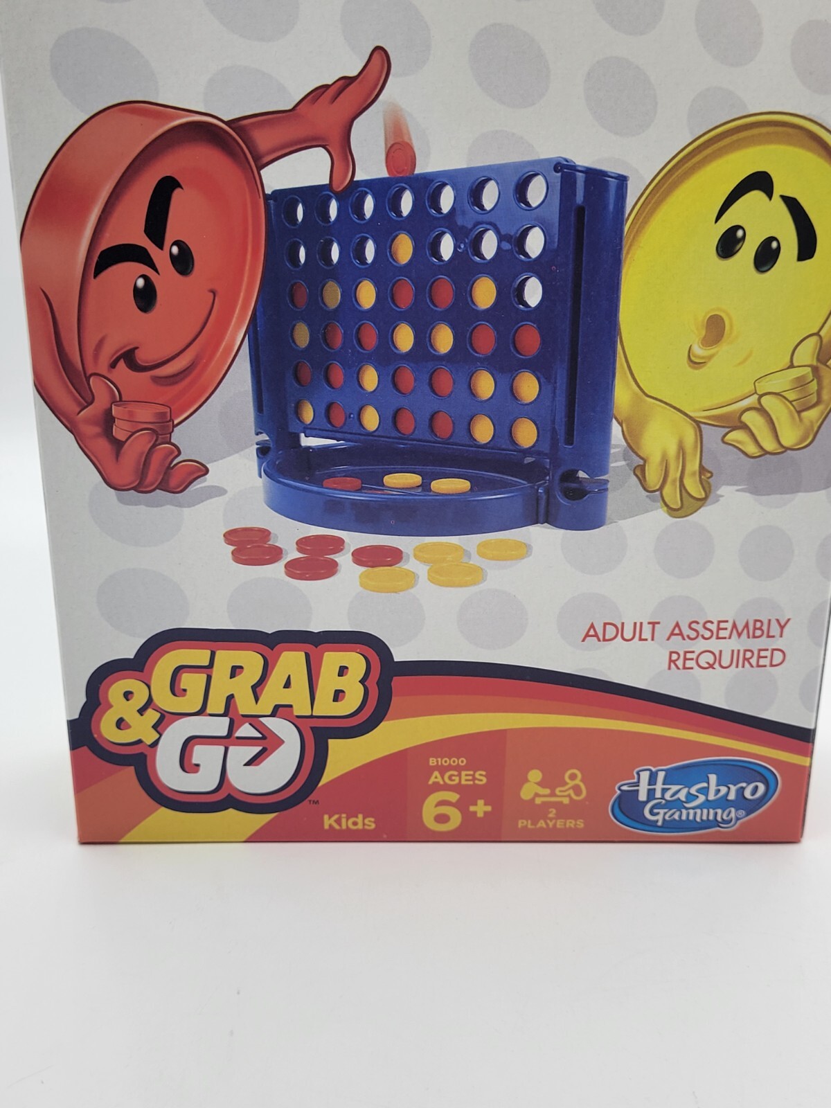 Hasbro Connect 4 Grab and Go Travel Size Game AGES 6+ 2 PLAYERS eBay