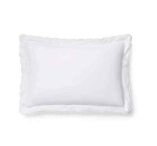 RALPH LAUREN Malin Scallop King/Standard/Euro Pillow Sham White