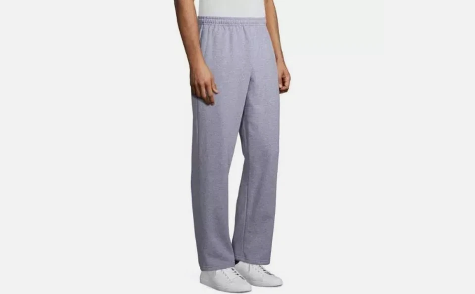 Pantalones deportivos Gildan de vellón para adultos con parte inferior abierta con bolsillos estilo G18300 y G28300 Foto 2 de 4
