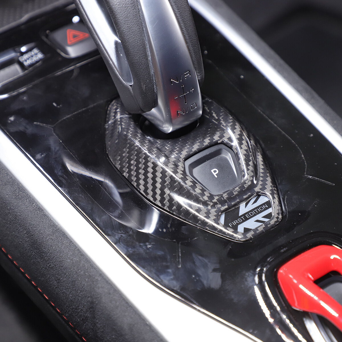 Real Carbon Fiber Console Gear Base Cover Trim For Lotus Emira V6 I4 2021-25 US