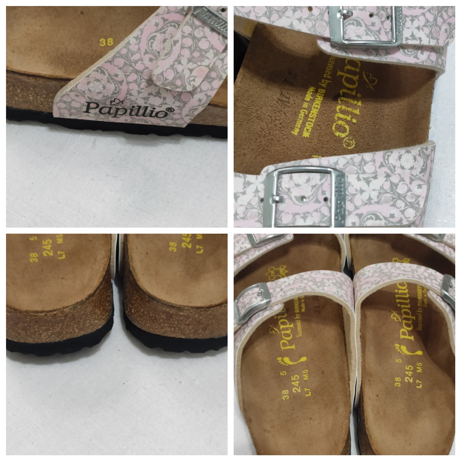 Sabots Papillio Femme Sydney - Birkoflor Synthétique - Semelle Liège - Confort Anatomique