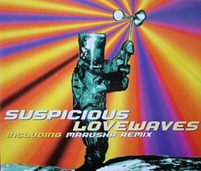 Suspicious - Single-CD - Love waves (5 versions, 1995, incl. Marusha Remix)