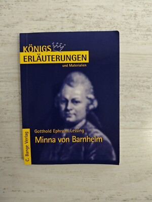 2a- d312 KÖNIGS ERLÄUTERUNGEN - LESSING : MINNA VON BARNHELM