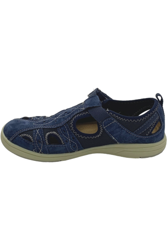 Earth Origins Suede Fisherman Sandals Effie Dusty Navy | eBay