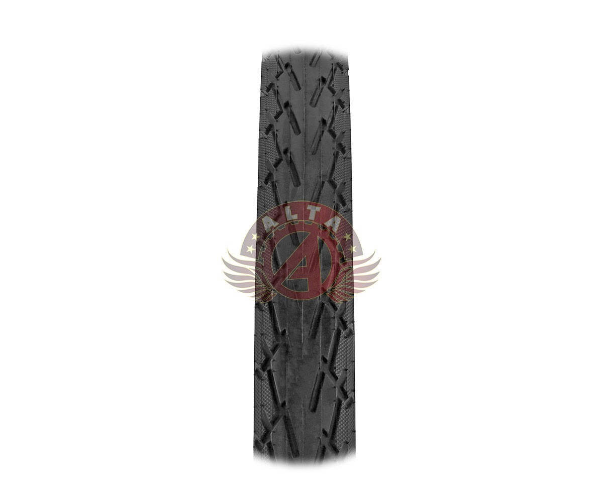 ALTA BICYCLE WIRE BEAD DURABLE TIRE 26 x 1.75 BLACK/GUM CORDOBA SEMI-SLICK.