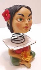 Hawaiian Girl Dashboard Bobble Head Figurine New