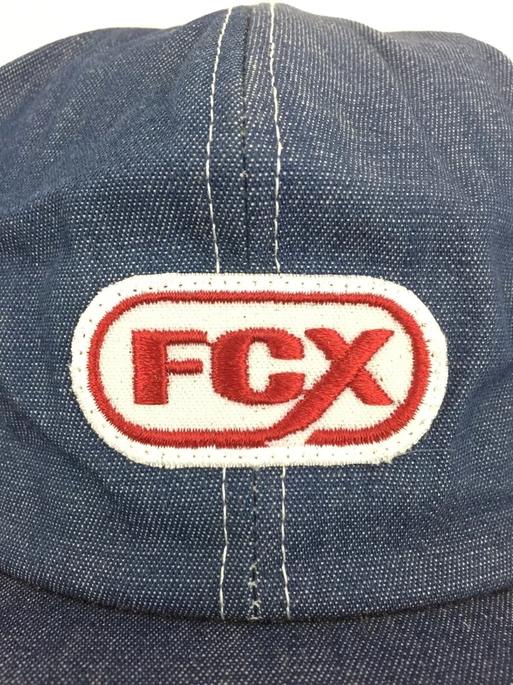 De colección FCX Sombrero Parche Denim Gorra Malla Espalda Camionero Snapback Logo Béisbol Marca K Foto 2 de 4