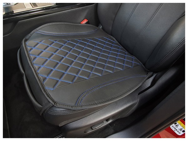 Sitzauflage Schwarz Kunstleder Passend FüR Hyundai Santa Fe IV OT406-image