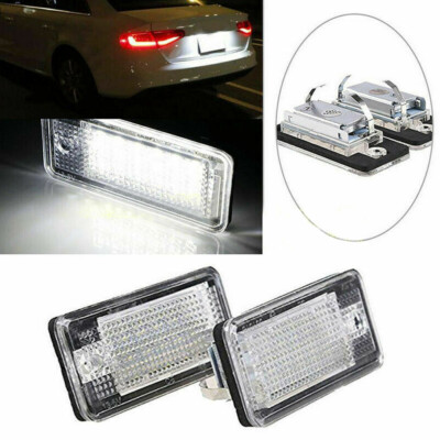 SMD 18 LED Number License Plate Lamp White Light for Audi A3