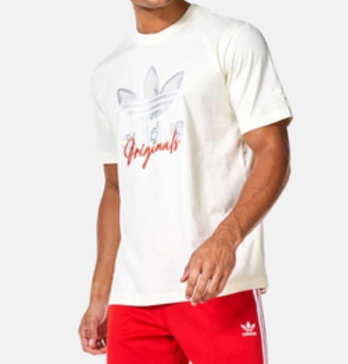 【海外限定アイテム】adidas originals Exclusive T-shirt Adidas Originals Trefoil tee Men's Leisure 80ER T-Shirt