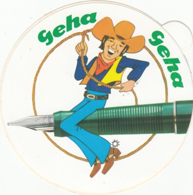 Aufkleber - GEHA - Sticker Sammler Vintage