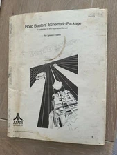 Atari Road Blasters Arcade Game Machine Manual Schematic Package System 1