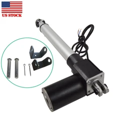12V DC Linear Actuator 2"(50mm) Stroke Electric Motor 1320Lbs(6000N) w/ Bracket