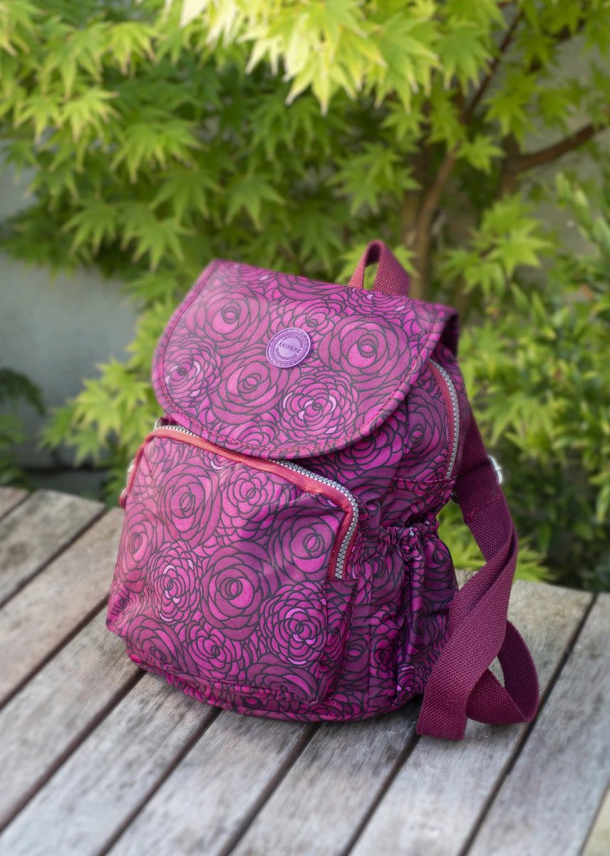 Women s Lightweight Patterned Backpack Rucksack Handbag Water Resistant eBay