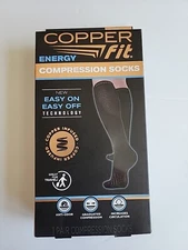 COPPER FIT ENERGY COMPRESSION SOCKS L/XL NEW IN BOX