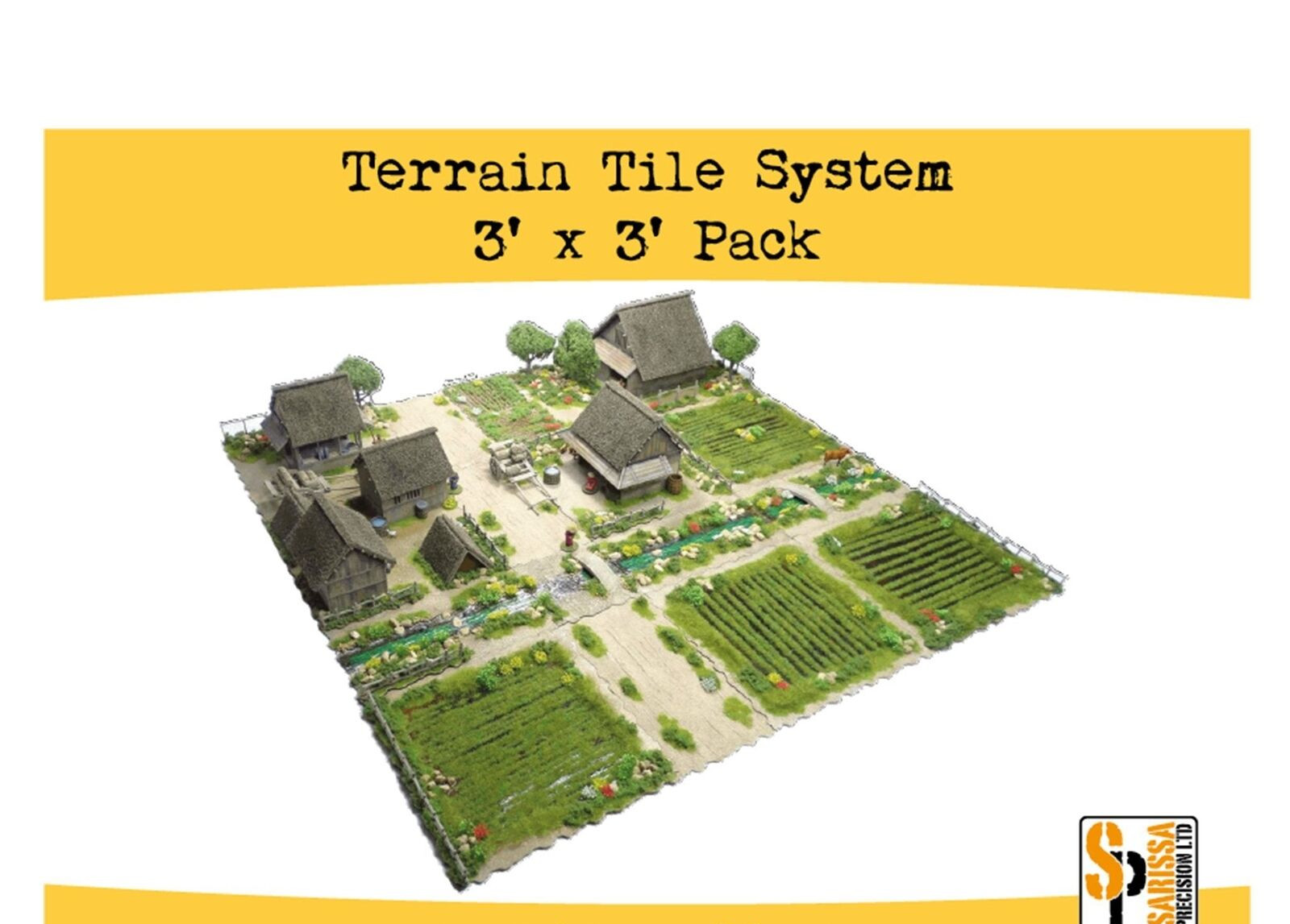 Системный набор плиток Terrain (TT01) от Sarissa (неокрашенные)