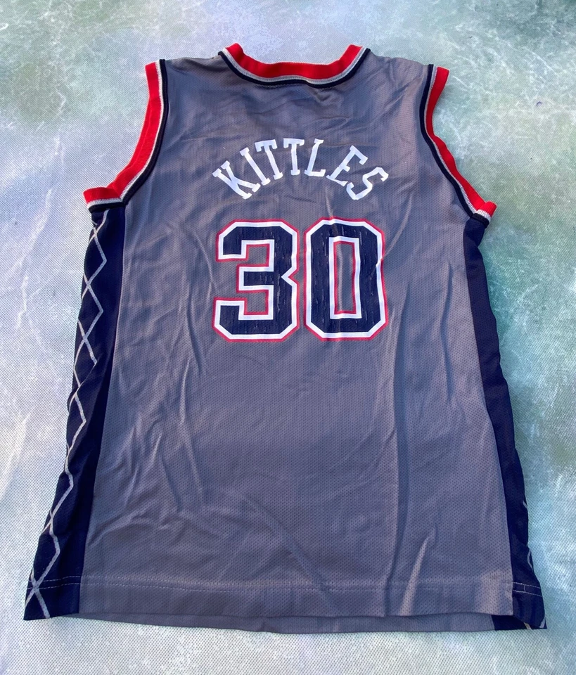 Champion NBA New Jersey Nets Kerry Kittles # 30 Jersey Size Youth M (10-12). - Image 3 of 3