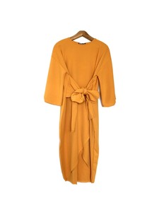 kimono sleeve tie waist wrap dress