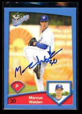 2009 Auburn Doubledays MARCUS WALDEN Signed Card autograph AUTO RED SOX