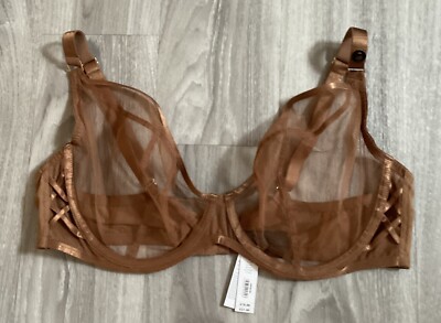 Ann Summers The Palazzo Bra - Non Pad Fuller Bust Plunge Size 42F New With Tags