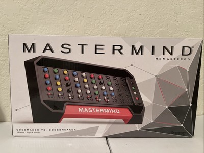 Mastermind Remastered Game : The Strategy Game of Codemaker vs. Codebreaker, NEW