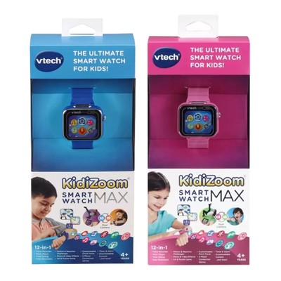VTech KidiZoom  Smart Watch Max Blau | Pink Dual Kameras | Alter 4+