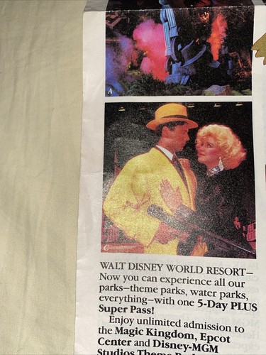 RARE 1990 WALT Disney World News. Summer edition. - Picture 2 of 9