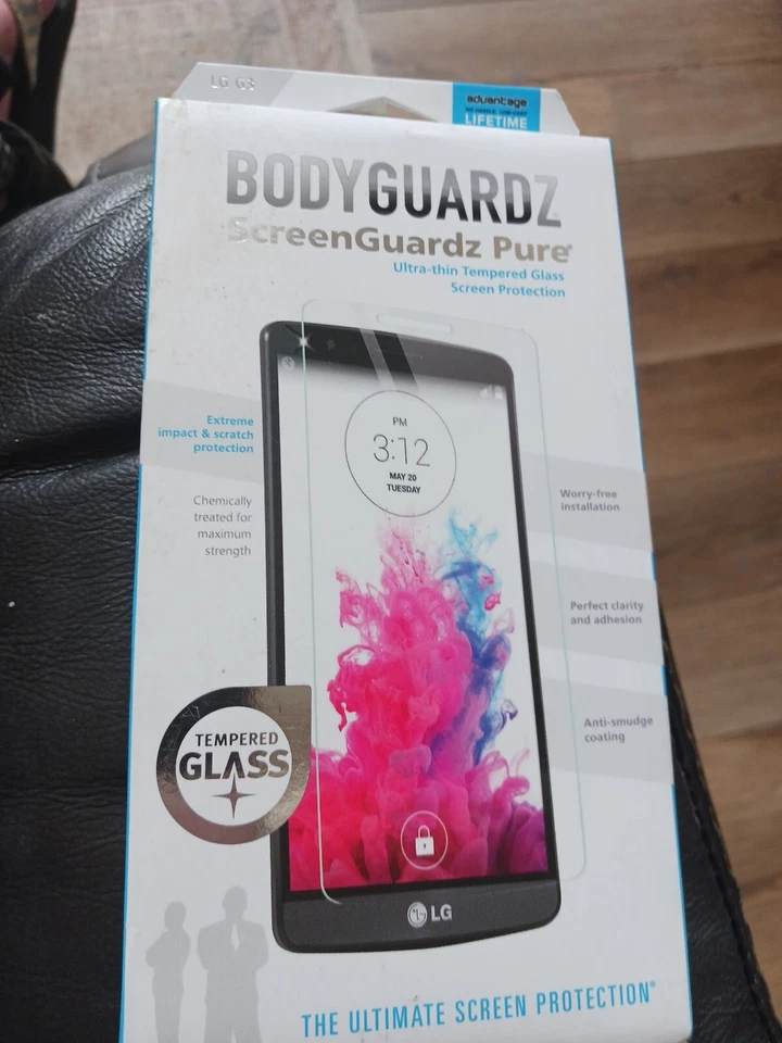 Bodyguardz Pure Tempered Glass Screen Protector for LG G3 Vigor - Image 2 of 4