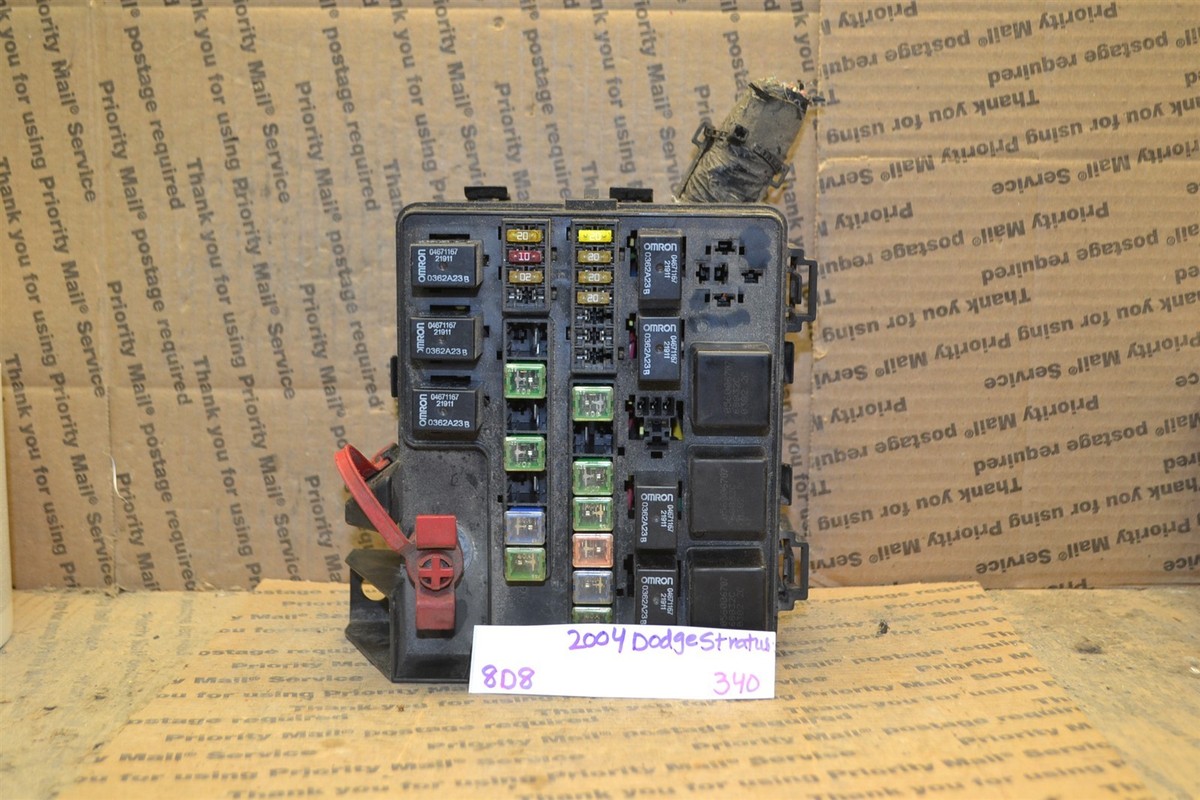2001-2004 Dodge Stratus Fuse Box Junction OEM P04608774AD Module 340-8D8