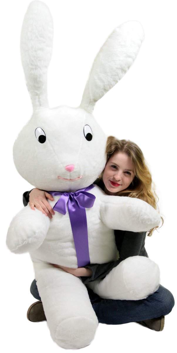 Big Into Soft Bunny ぬいぐるみ 5個セット American Made Giant Stuffed Bunny 60 Inch Soft Big Plush 5 ft
