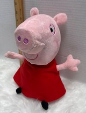 Peppa Pig Talking Plush 12" Doll Hug And Oink Stuffed Animal Tested Works
