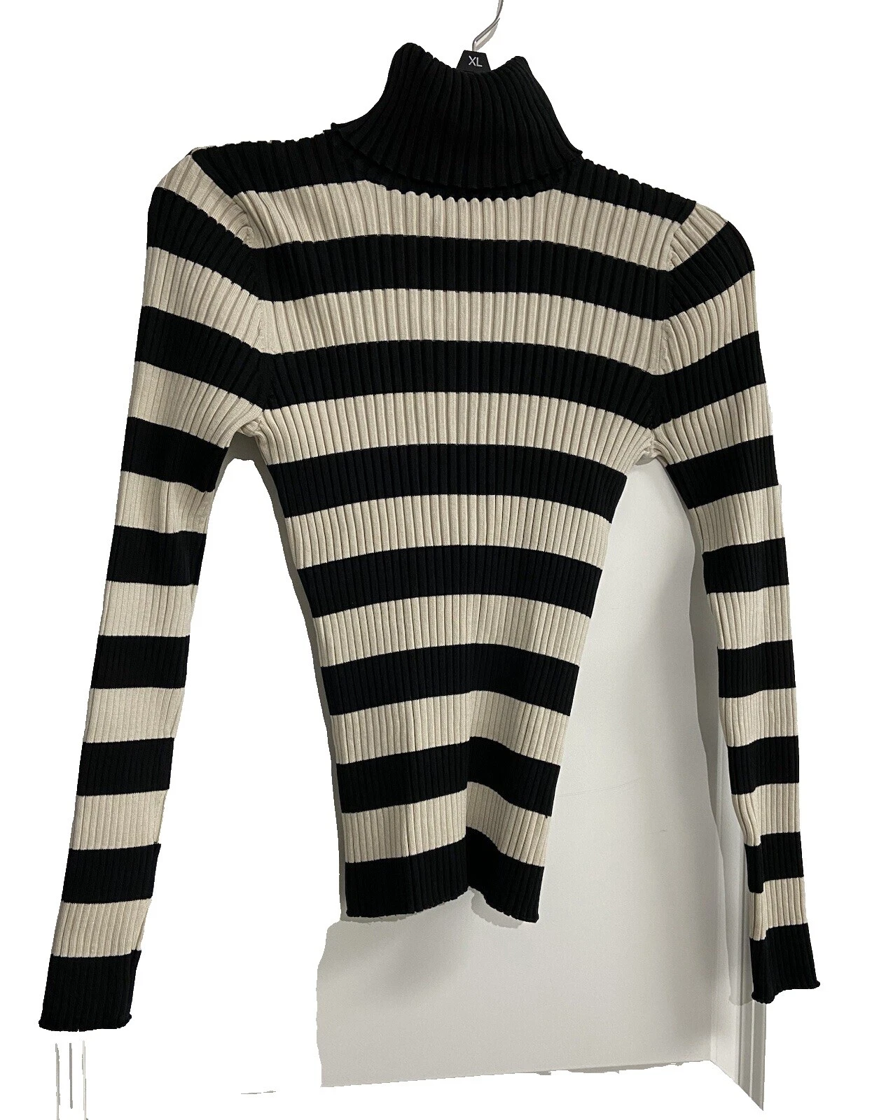 White House Black Market Mujer Seda Top a Rayas para mujeres