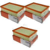 3X Mahle / Knecht Lx 3579 Luftfilter Filter Air