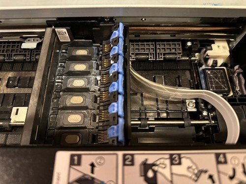 Epson XP 15000 Printer *PARTS ONLY* NEEDS REPAIR POWERS ON SUBLIMATION VIDEO - Bild 4 von 10