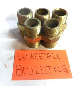 PIPE NIPPLE, 3/4"X3/4" MALE, OL:2", **LOT OF 5**