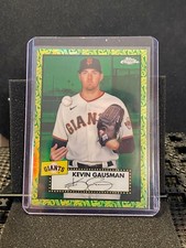 Kevin Gausman  2021 Topps Chrome Platinum - Green/Yellow 70th # 82/99  #490