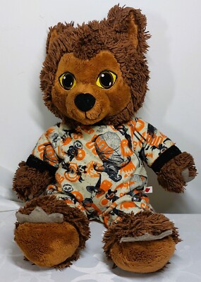 *Selten* BUILD A BEAR BAB 18 Zoll Howlin Howl-O-Ween Werwolf Plüschtier Kuscheltier mit Kleidung