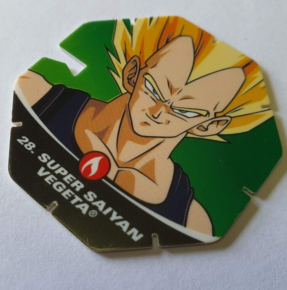 Dragon Ball Z Tazo/dizk 2001 Series 2 28 Super Saiyan Vegeta eBay