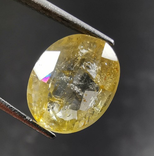 Saphir Jaune Taille Princesse Carré 2-3mm | Pierre Précieuse à Sertir