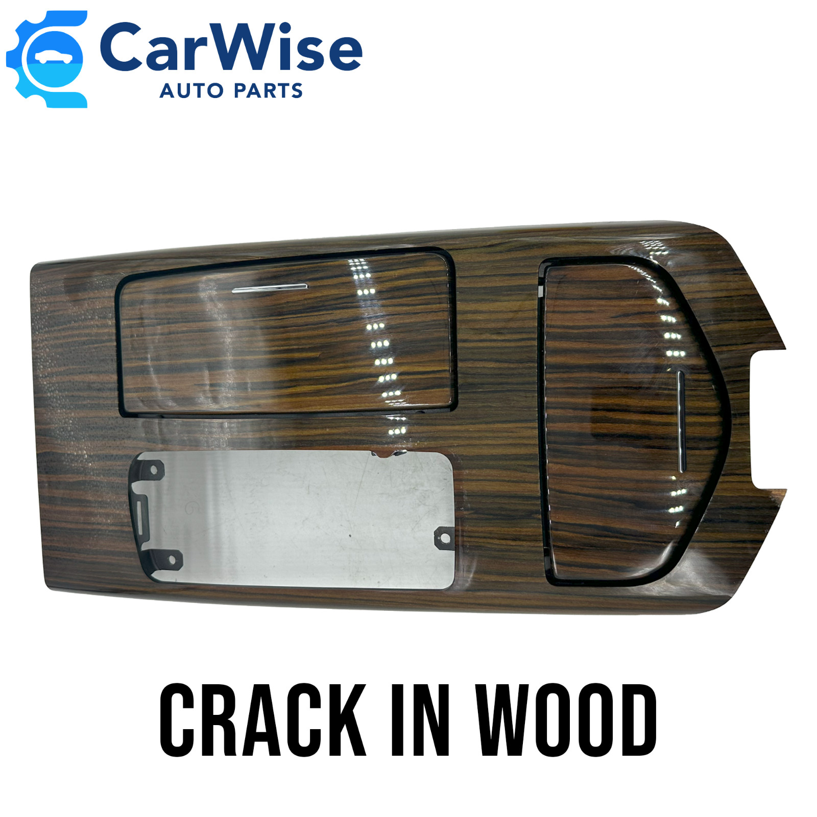 OEM 2014-2016 MASERATI GHIBLI CENTER CONSOLE SHIFTER BEZEL TRIM COVER PANEL WOOD