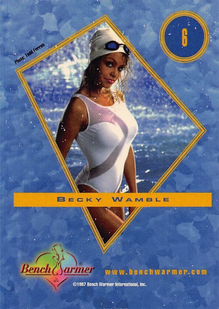 BECKY WAMBLE #6 💋 1997 Benchwarmer | eBay