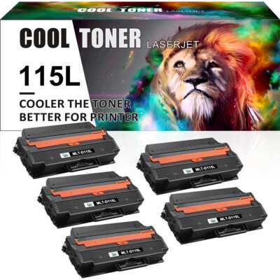 1-5 PK MLT-D115L Toner Compatible With Samsung Xpress SL-M2820DW SL-M2870FW LOT