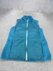 Athleta Vest Womens Medium Quilted Flashpack Blue