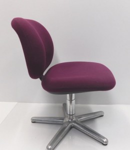 Vintage Herman Miller Office Chair Rare Purple Chrome Eames Era