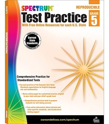 Test Practice, Grade 5 by Carson Dellosa Education (2013, Trade Paperback)