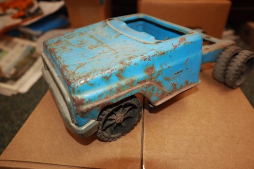 Vintage Tonka Toys Dualy Semi Truck Rolling Chasis Frame Body for PARTS - Picture 20 of 24